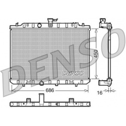 radiatorius, variklio aušinimas
                                DENSO                                                DRM4600