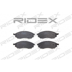 stabdžių trinkelių rinkinys, diskinis stabdys
                                RIDEX                                       