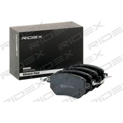 stabdžių trinkelių rinkinys, diskinis stabdys
                                RIDEX                                       