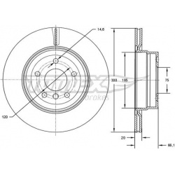 stabdžių diskas (1vnt)
                                TOMEX Brakes                                                TX73-00,