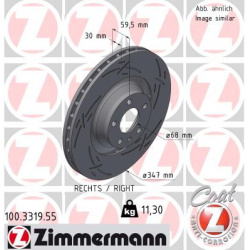stabdžių diskas (1vnt) BLACK Z
                                ZIMMERMANN                                100.3319.55, Nenur