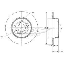 stabdžių diskas (1vnt)
                                TOMEX Brakes                                                TX70-93,