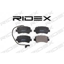 stabdžių trinkelių rinkinys, diskinis stabdys
                                RIDEX                                       