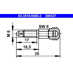 alsuoklio varžtas / vožtuvas
                                ATE                                                03.3518-050
