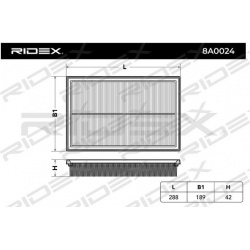 oro filtras
                                RIDEX                                                8A0024, Nenurodytas gamintoj
