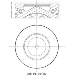stūmoklis
                                MAHLE                                                028 PI 00135 000, MAHLE, 028P