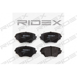 stabdžių trinkelių rinkinys, diskinis stabdys
                                RIDEX                                       