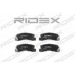 stabdžių trinkelių rinkinys, diskinis stabdys
                                RIDEX                                       