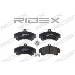 stabdžių trinkelių rinkinys, diskinis stabdys
                                RIDEX                                       