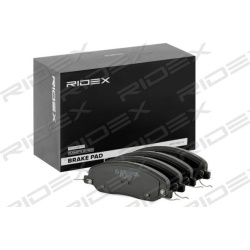 stabdžių trinkelių rinkinys, diskinis stabdys
                                RIDEX                                       