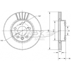 stabdžių diskas (1vnt)
                                TOMEX Brakes                                                TX70-78,