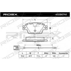 RIDEX                                402B0741, Nenurodytas gamintojas, 402B0741, auto detalė
