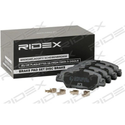 stabdžių trinkelių rinkinys, diskinis stabdys
                                RIDEX                                       