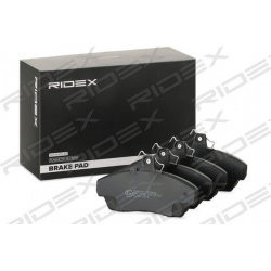 stabdžių trinkelių rinkinys, diskinis stabdys
                                RIDEX                                       