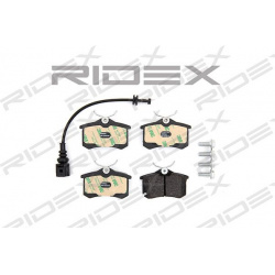 stabdžių trinkelių rinkinys, diskinis stabdys
                                RIDEX                                       