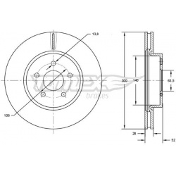 stabdžių diskas (1vnt)
                                TOMEX Brakes                                                TX72-80,