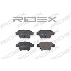 stabdžių trinkelių rinkinys, diskinis stabdys
                                RIDEX                                       