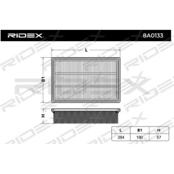 oro filtras
                                RIDEX                                8A0133, Nenurodytas gamintojas, 8A0133, auto
