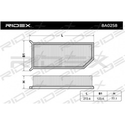 oro filtras
                                RIDEX                                8A0258, Nenurodytas gamintojas, 8A0258, auto