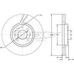 stabdžių diskas (1vnt)
                                TOMEX Brakes                                                TX71-20,