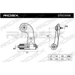 pakabos svirtis
                                RIDEX                                273C0106, Nenurodytas gamintojas, 273C01