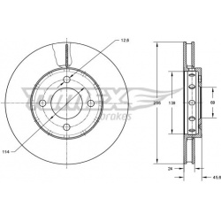 stabdžių diskas (1vnt)
                                TOMEX Brakes                                                TX73-84,
