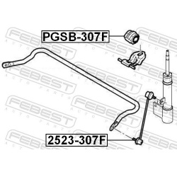 stabilizatoriaus įvorė
                                FEBEST                                PGSB-307F, Nenurodytas gaminto
