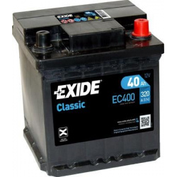starterio akumuliatorius CLASSIC *
                                EXIDE                                                EC400