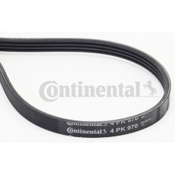 V formos rumbuoti diržai
                                CONTINENTAL CTAM                                4PK970, CONTINENTAL