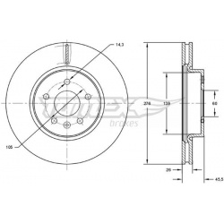 stabdžių diskas (1vnt)
                                TOMEX Brakes                                TX72-49, TOMEX Brakes, T