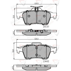 Stabdžių kaladėlės galinės
                                NIPPON Japan                                ADB01599, NIPPON 