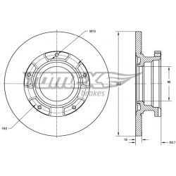 stabdžių diskas (1vnt)
                                TOMEX Brakes                                                TX72-17,
