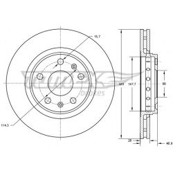 stabdžių diskas (1vnt)
                                TOMEX Brakes                                                TX73-53,