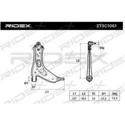 pakabos svirtis
                                RIDEX                                273C1061, Nenurodytas gamintojas, 273C10