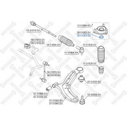 pakabos statramsčio atraminis guolis
                                STELLOX                                26-51003-SX, STE