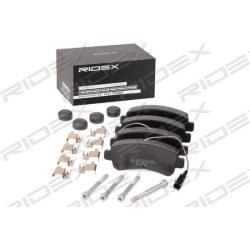 stabdžių trinkelių rinkinys, diskinis stabdys
                                RIDEX                                       