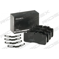 stabdžių trinkelių rinkinys, diskinis stabdys
                                RIDEX                                       