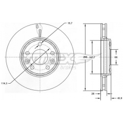 stabdžių diskas (1vnt)
                                TOMEX Brakes                                TX72-51, TOMEX Brakes, T