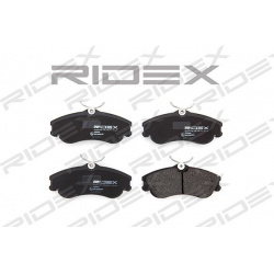 stabdžių trinkelių rinkinys, diskinis stabdys
                                RIDEX                                       