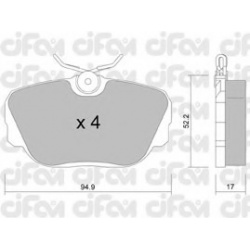 CIFAM                                                822-042-0, Nenurodytas gamintojas, 822-042-0, auto detalė