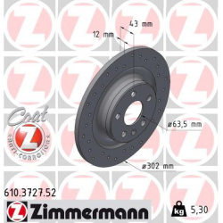 Stabdžių diskas SPORT Z
                                ZIMMERMANN                                                610.3727.