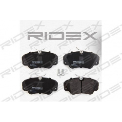 stabdžių trinkelių rinkinys, diskinis stabdys
                                RIDEX                                       