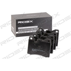 stabdžių trinkelių rinkinys, diskinis stabdys
                                RIDEX                                       