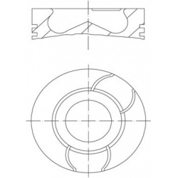 stūmoklis
                                MAHLE                                                229 21 00, MAHLE, 2292100, au