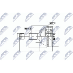 =FT-008 NTY OUTER CV JOINT
                                NTY-SPEC                                                NPZ-FT-009
