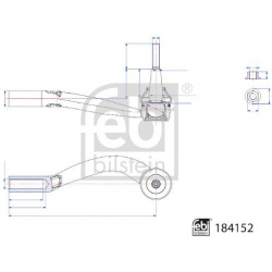 vairo traukės antgalis
                                FEBI BILSTEIN                                                184152, 