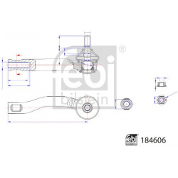 vairo traukės antgalis
                                FEBI BILSTEIN                                                184606, 