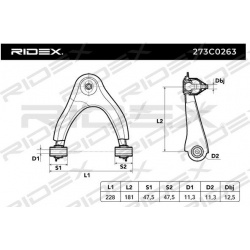 pakabos svirtis
                                RIDEX                                273C0263, Nenurodytas gamintojas, 273C02