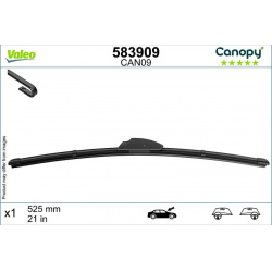 valytuvai CANOPY UPGRADE
                                VALEO                                583909, VALEO, 583909, auto det