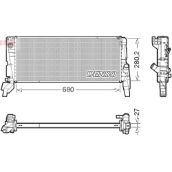radiatorius, variklio aušinimas
                                DENSO                                                DRM0507